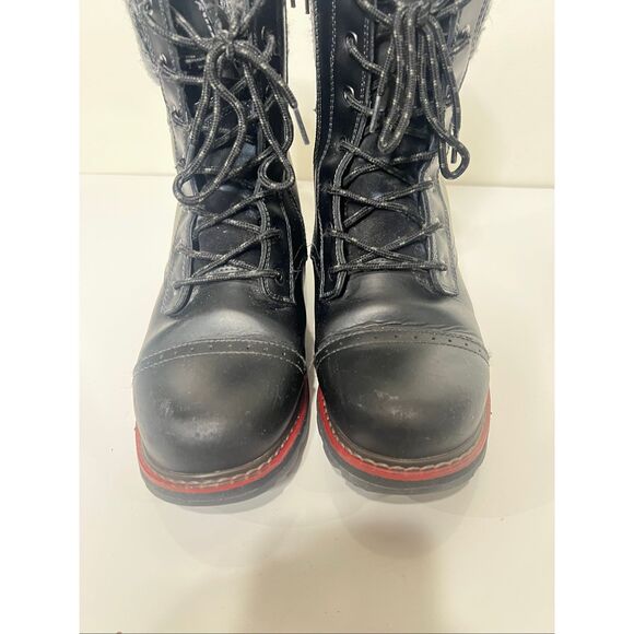 NexGrip Ice Ruby 3.0 Waterproof Boots Black Sz 8 Ice Melt Leather - Picture 3 of 15